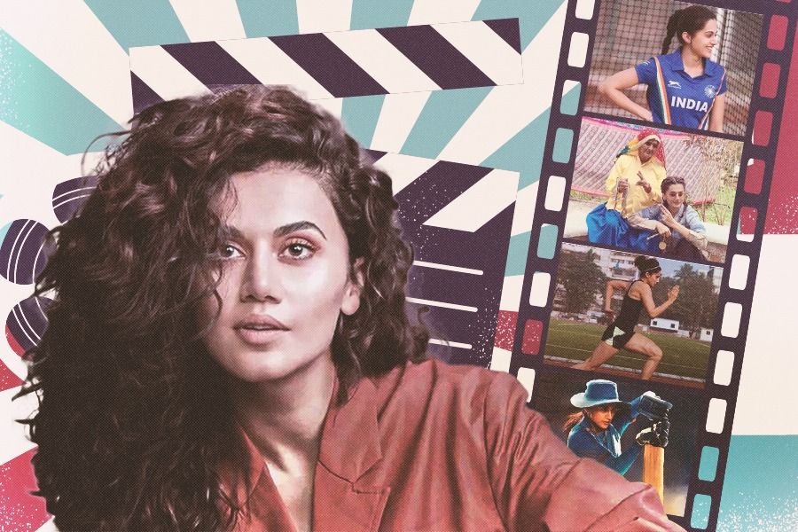 Aktris cantik asal India Taapsee Pannu menyukai olahraga sehingga tak sulit memainkan karakter atlet dalam film. (Rahmat Ari Hidayat/Skor.id)