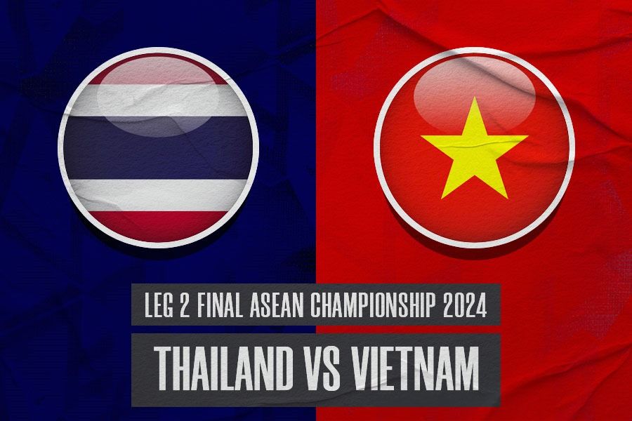 Thailand vs Vietnam di ASEAN Championship 2024.