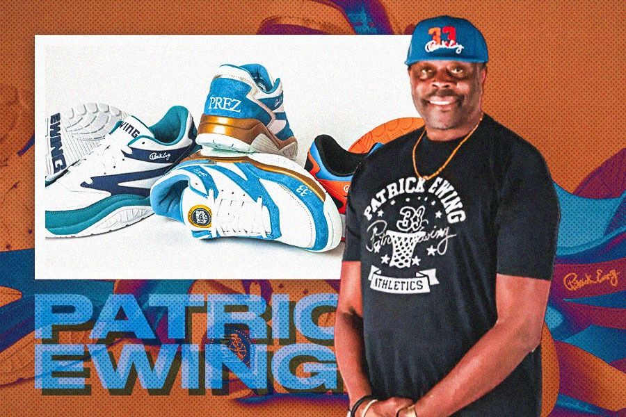 Ewing Athletics membuat tiga sneaker player exclusive untuk menyambut Patrick Ewing sebagai presiden merek tersebut. (Hendy AS/Skor.id)