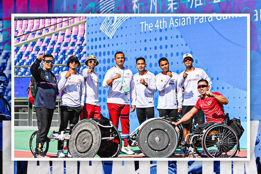 Tim Para Atletik Indonesia di APG 2022