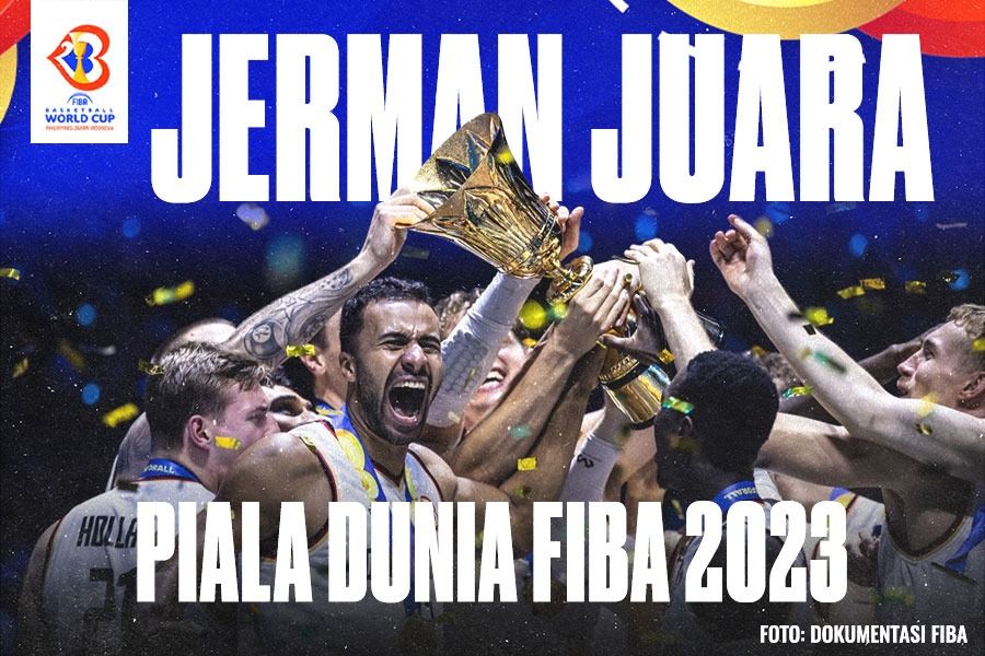Tim basket putra Jerman juara Piala Dunia FIBA 2023