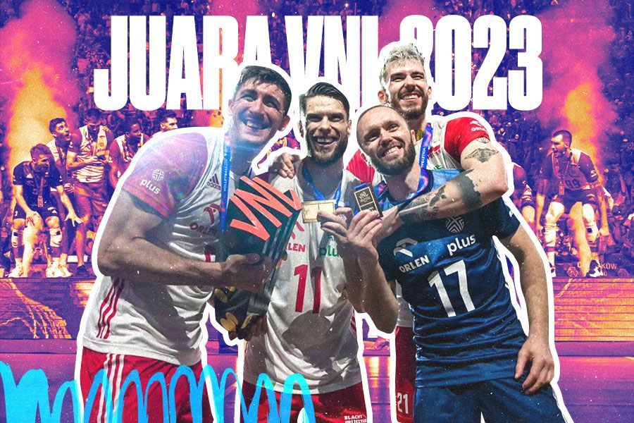 Tim voli putra Polandia juara VNL 2023