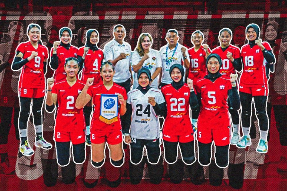 Tim voli putri Indonesia di AVC Challenge Cup 2024