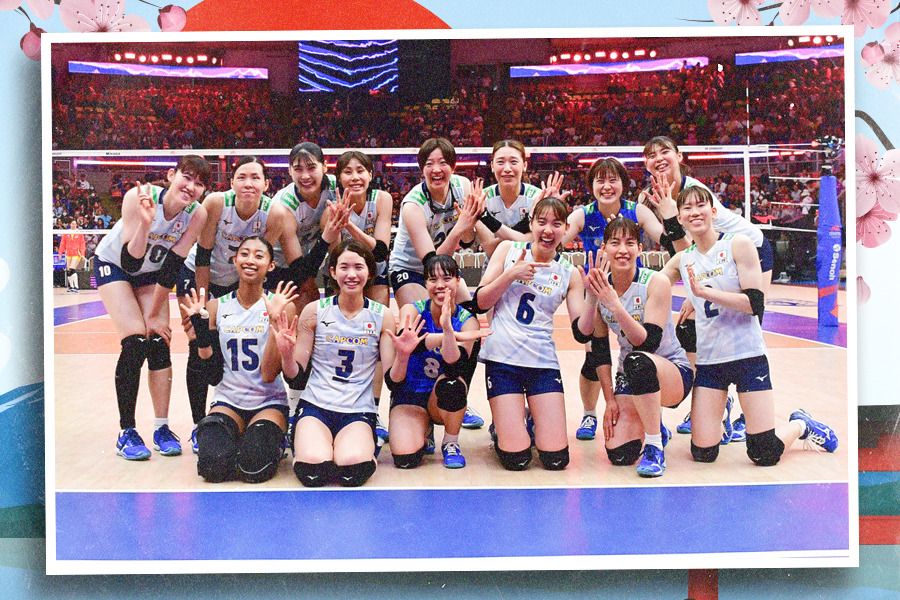 Tim voli putri Jepang di VNL 2024