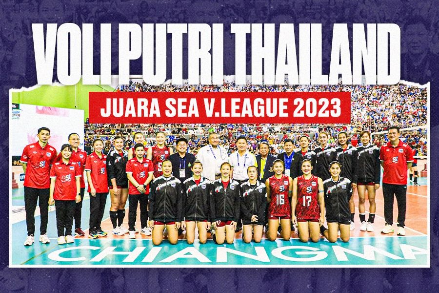 Tim voli putri Thailand juara SEA V.League 2023