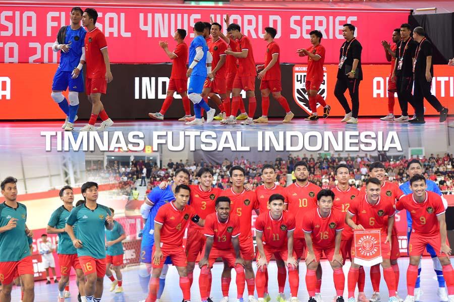 Timnas Futsal Putra Indonesia fokus hadapi agenda September 2025. (Foto: FFI, Grafis: Deni Sulaeman/Skor.id).