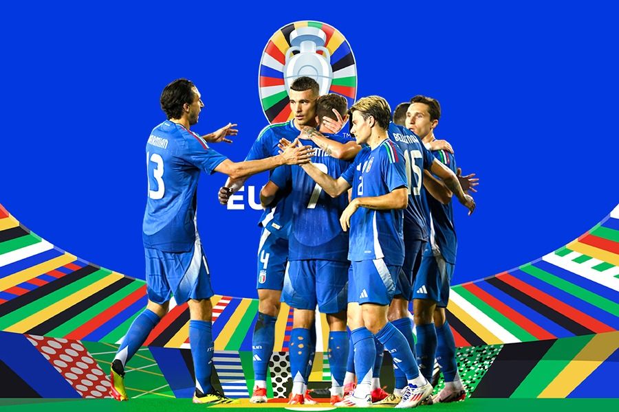 Timnas Italia kontestan Euro 2024. (Rahmat Ari Hidayat/Skor.id).