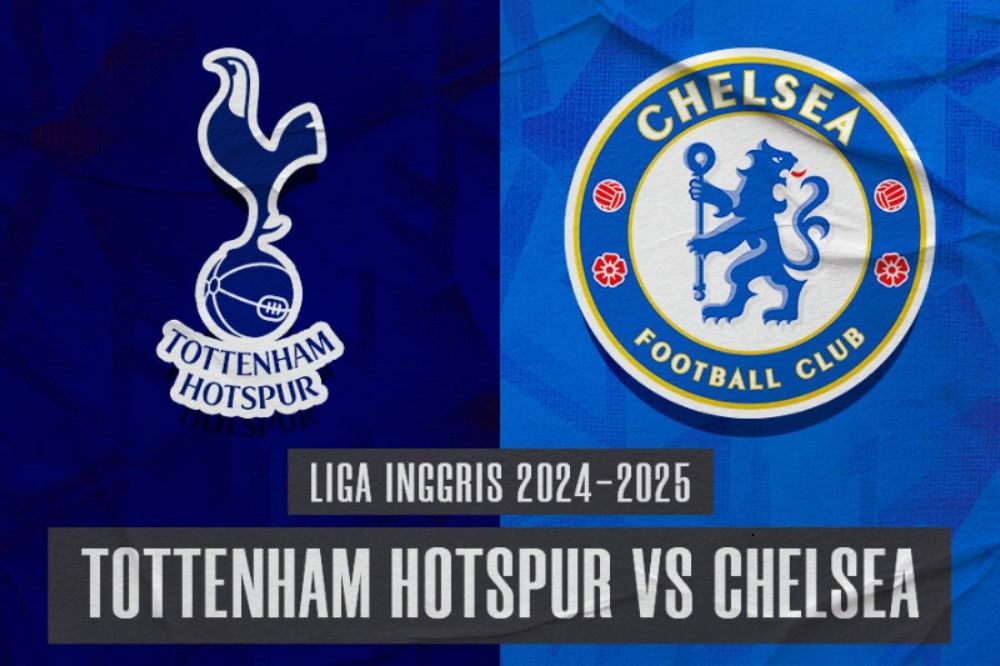 Laga Tottenham Hotspur vs Chelsea di Liga Inggris 2024-2025. (Hendy Andika/Skor.id).