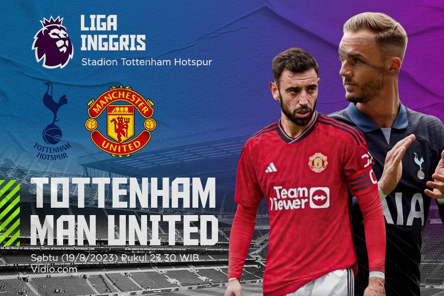 Prediksi dan Link Live Streaming Tottenham Hotspur vs Manchester United di Liga Inggris 2023-2024