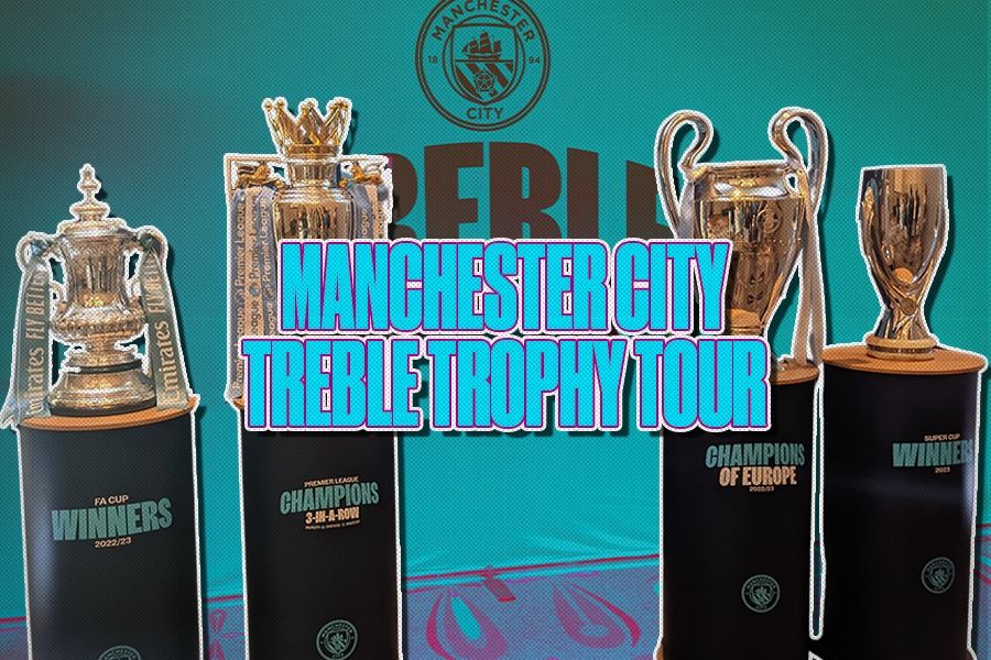 Treble Trophy Tour Manchester City Sambangi Jakarta