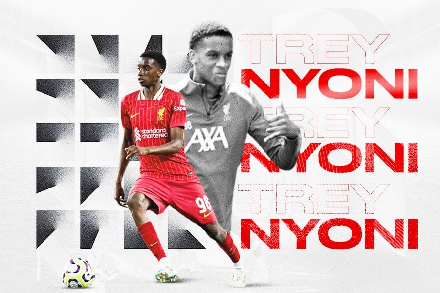 Bintang muda Liverpool, Trey Nyoni. (Rahmat Ari Hidayat/Skor.id).