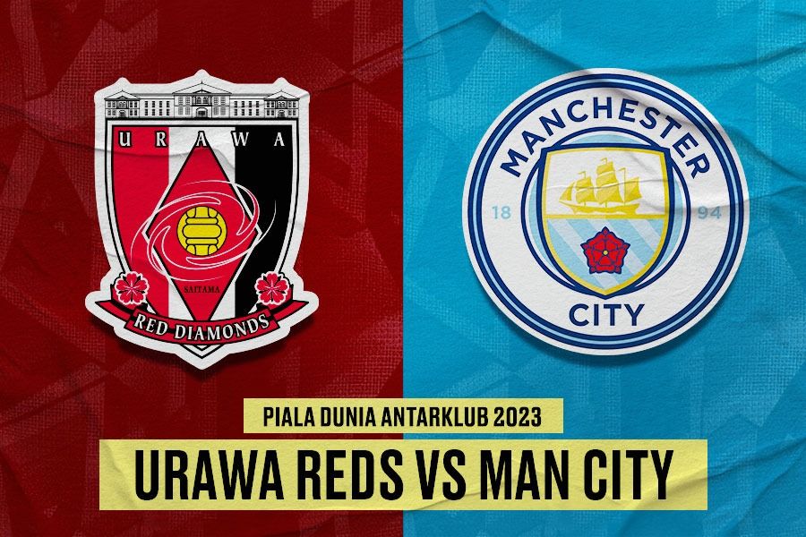 Urawa Reds Diamonds vs Manchester City akan bertemu dalam semifinal Piala Dunia Antarklub 2023, Rabu (20/12/2023) dini hari WIB. (Yusuf/Skor.id).