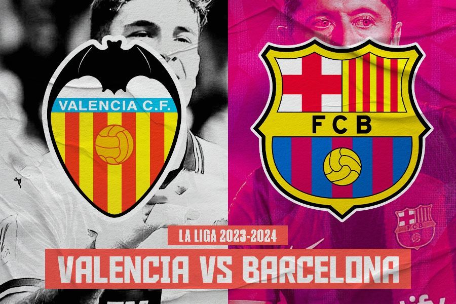 La Liga 2023-2024 akan menampilkan Valencia vs Barcelona, Minggu (17/12/2023) dini hari WIB. (Hendy Andika/Skor.id).