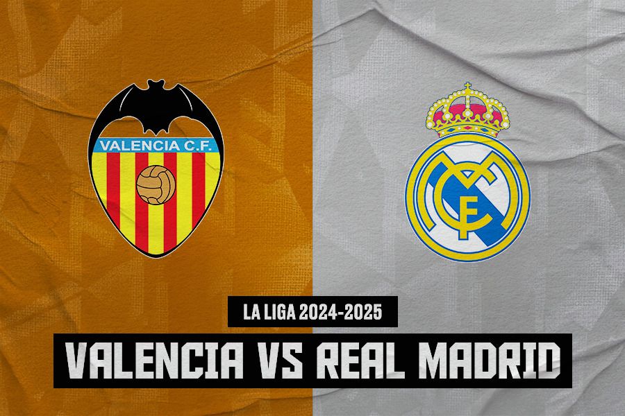 Laga Valencia vs Real Madrid di La Liga 2024-2025. (Jovi Arnanda/Skor.id).