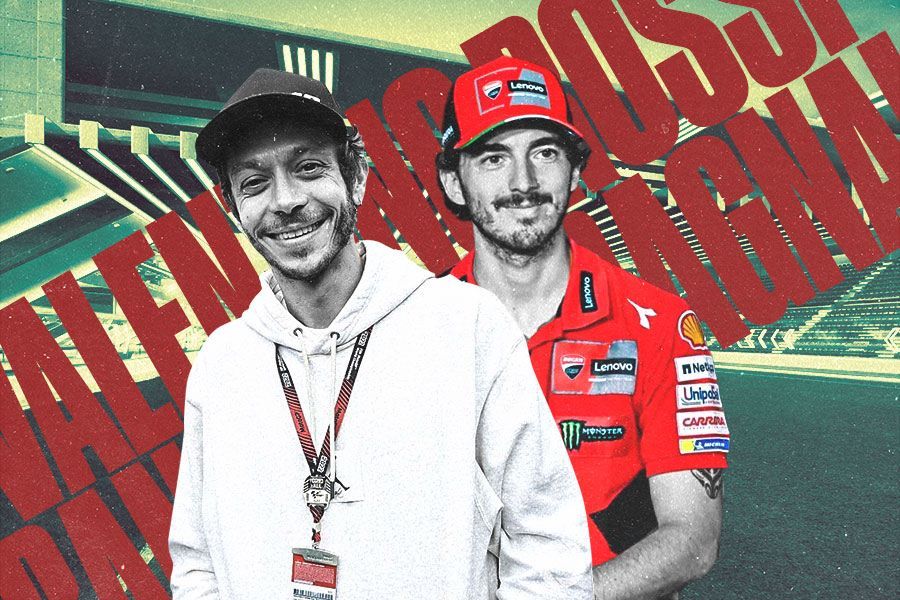 Valentino Rossi dan Francesco Bagnaia