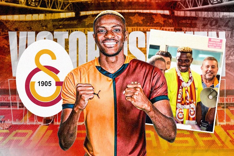 Victor Osimhen, bintang baru Galatasaray. (Dede Sopatal Mauladi/Skor.id).