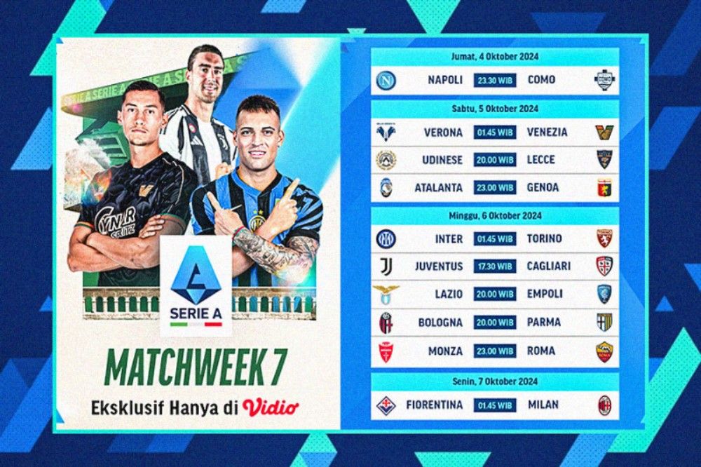 Pencinta Liga Italia kini bisa menyaksikan aksi-aksi Jay Idzes, Dusan Vlahovic, dan Lautaro Martinez lewat platform OTT Vidio. Termasuk laga pekan ke-7. (Hendy AS/Skor.id)