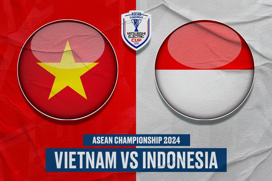 Vietnam vs Indonesia di ASEAN Championship 2024.