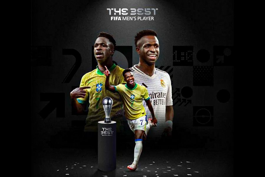 Vinicius Junior Terpilih Menjadi Pemain Terbaik FIFA, Obat Kekecewaan Ballon d'Or