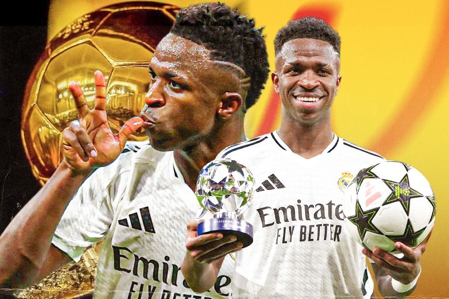 Bintang Real Madrid, Vinicius Junior. (Rahmat Ari Hidayat/Skor.id).