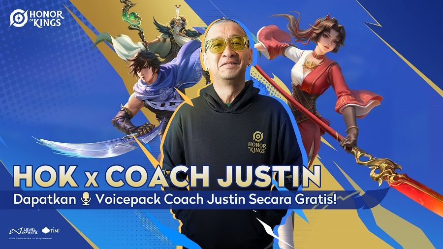 Voiceover Coach Justin di Honor of Kings. (Level Infinite)