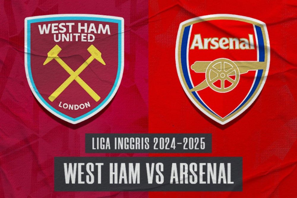 Laga West Ham United vs Arsenal di Liga Inggris. (Hendy Andika/Skor.id).