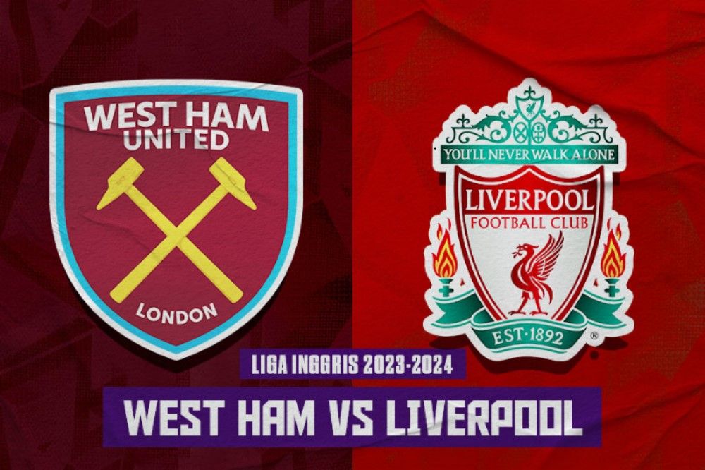 West Ham United vs Liverpool di Liga Inggris 2023-2024. (Hendy Andika/Skor.id).
