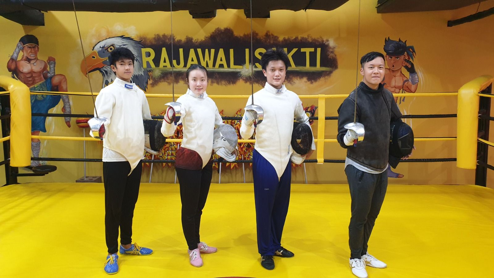 Bukan Cuma Wushu, Sasana Rajawali Sakti Merambah Olahraga Anggar 