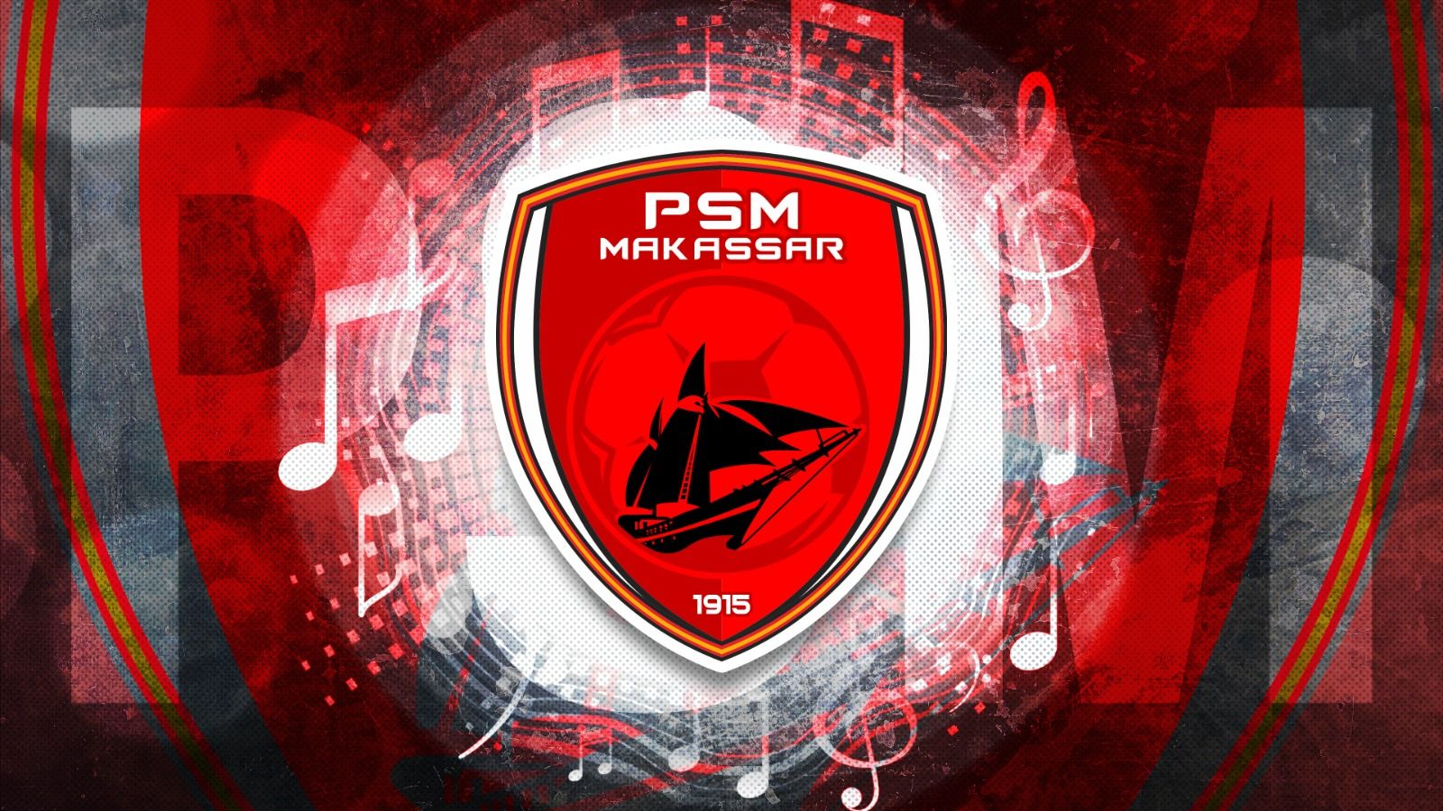 Logo PSM Makassar berkaitan dengan musik. (Grafis: Dede Mauladi/Skor.id)