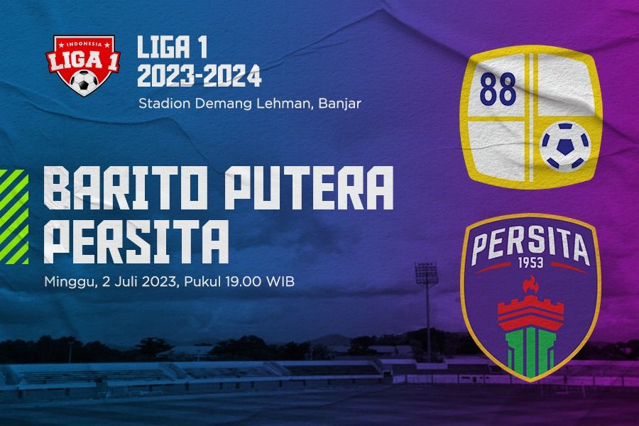 Barito Putera vs Persita Tangerang (Liga 1 2023-2024).