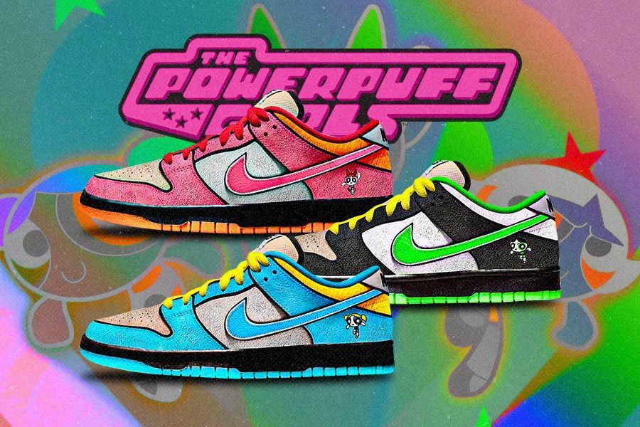 Sneaker The Powerpuff Girls x Nike SB Dunk Low Dirilis Desember