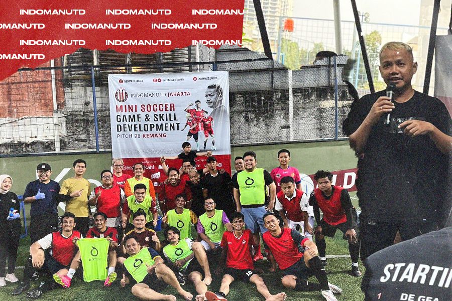 Coaching Clinic bersama coach Donzol yang digelar Indomanutd Jakarta di Pitch 98 Kemang, Jakarta, Minggu (30/7/2023), berlangsung sukses. (Jovi Arnanda/Skor.id)