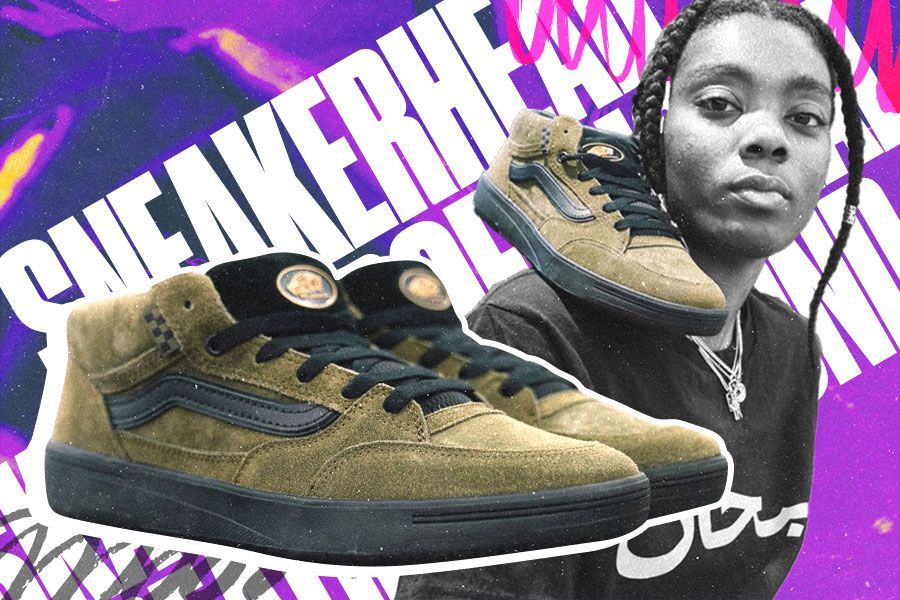 Atlet skateboard, Beatrice Domond, dengan sepatu Vans: Zahba Mid. (M. Yusuf/Skor.id)