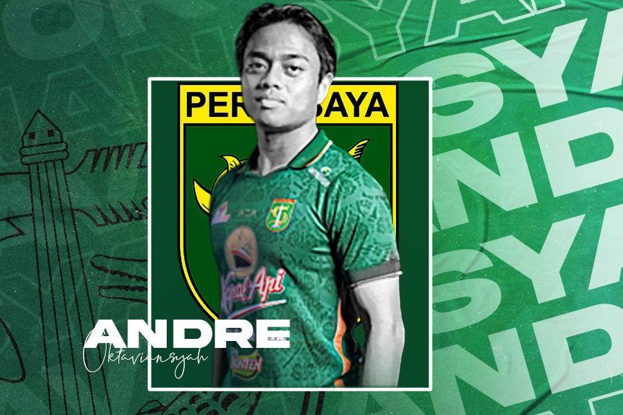 Alumni Liga TopSkor yang kini membela Persebaya Surabaya, Andre Oktaviansyah. (Rahmat Ari Hidayat/Skor.id)