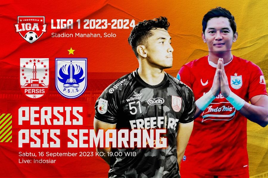Cover Derby Jateng, Persis Solo vs PSIS Semarang pada pekan ke-12 Liga 1 2023-2024. (Rahmat Ari Hidayat/Skor.id)