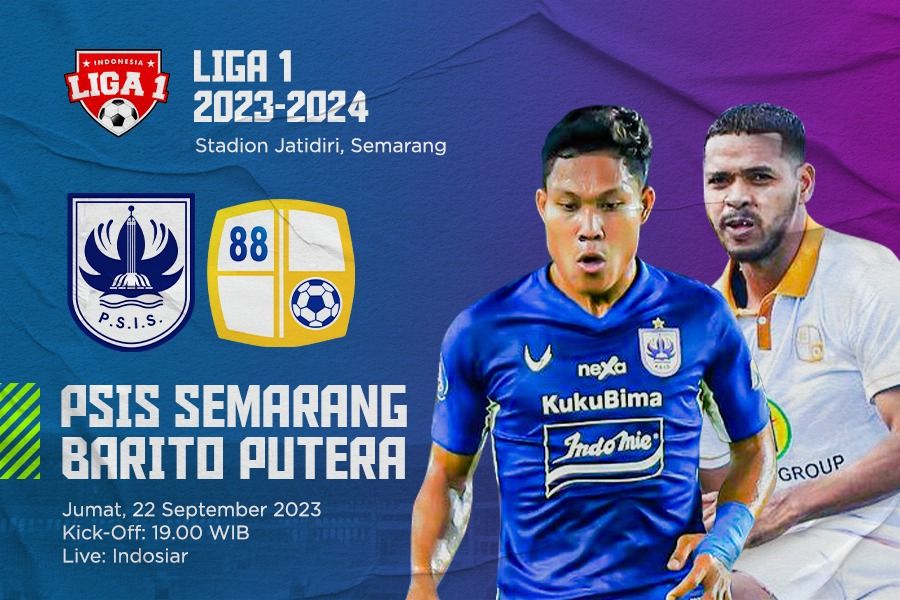 PSIS Semarang vs Barito Putera pada pekan ke-13 Liga 1 2023-2024. (Dede Mauladi/Skor.id)