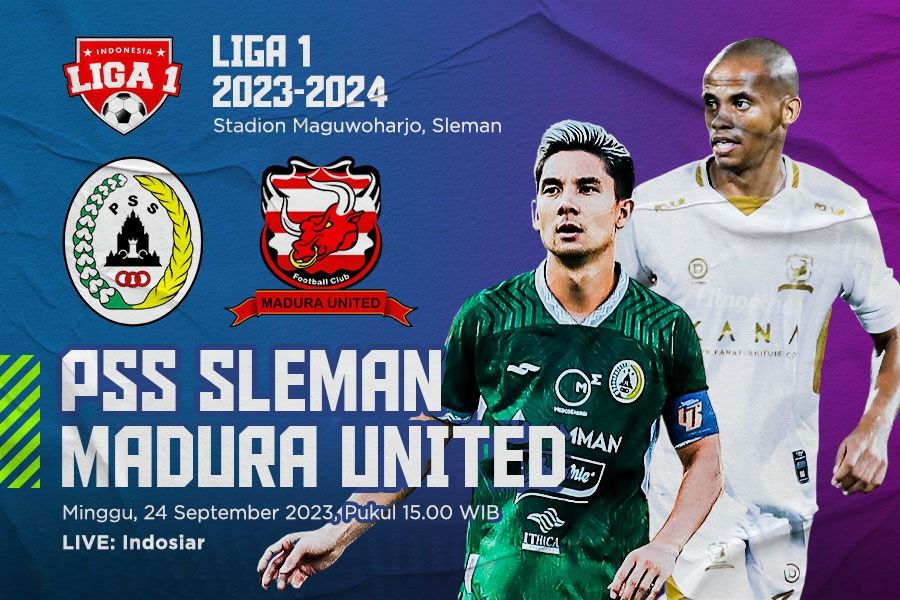 PSS Sleman vs Madura United pada pekan ke-13 Liga 1 2023-2024. (Hendy AS/Skor.id)