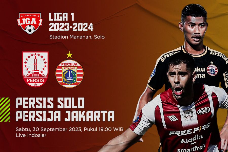 Prediksi dan Link Live Streaming Persis Solo vs Persija di Liga 1 2023-2024
