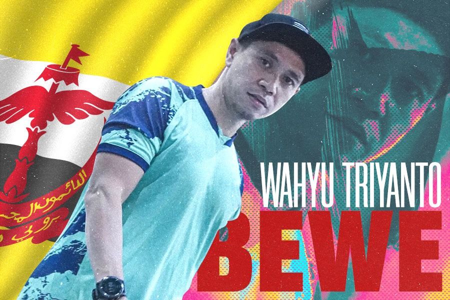 Pelatih asal Indonesia, Wahyu Triyanto atau Bewe yang dipercaya menangani timnas futsal Brunei Darussalam. (M Yusuf/Skor.id)