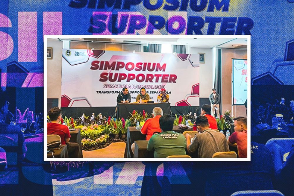 Workshop Transformasi Suporter Indonesia atau Simposium Suporter Sepak Bola Nasional 2023, Transformasi Suporter Sepak Bola yang dilakukan PSSI di Jakarta, 1 Oktober 2023. (Hendy AS/Skor.id)