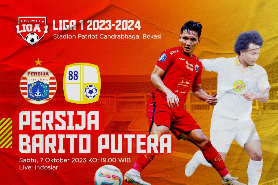 Persija Jakarta vs Barito Putera pada pekan ke-15 Liga 1 2023-2024. (Rahmat Ari Hidayat/Skor.id)