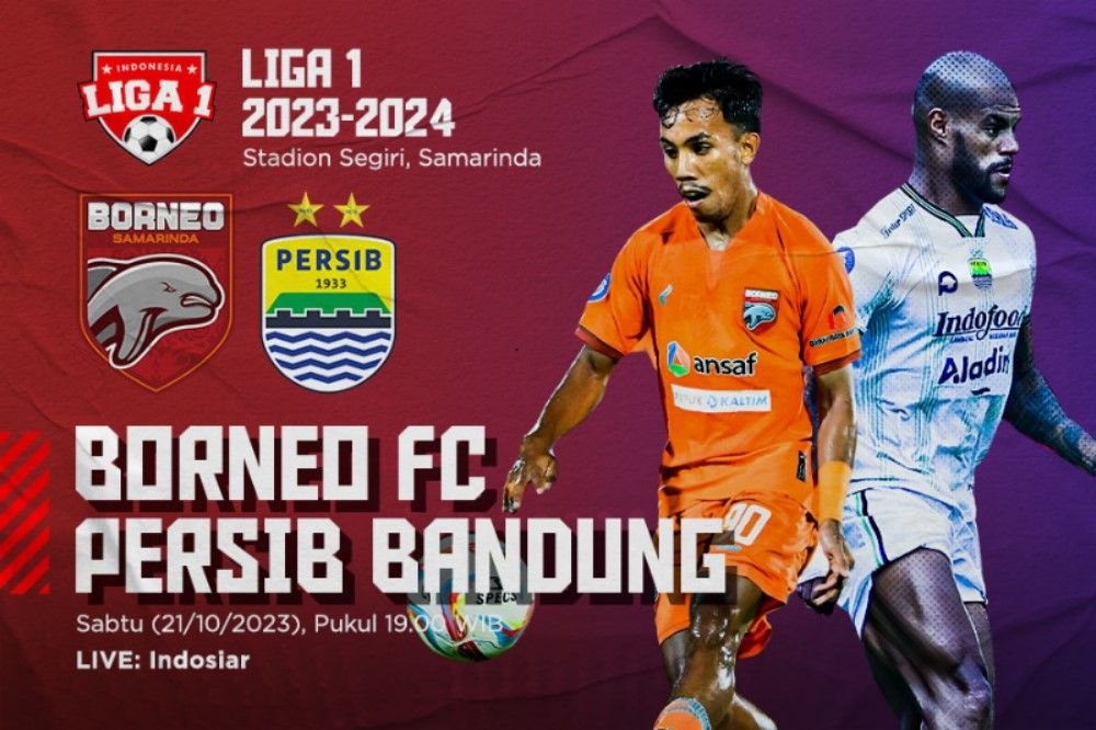 Borneo FC vs Persib Bandung pada pekan ke-16 Liga 1 2023-2024. (Hendy AS/Skor.id)