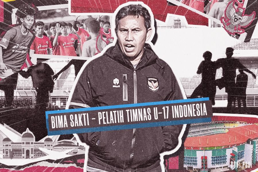 Bima Sakti, Pelatih Timnas U-17 Indonesia. (Rahmat Ari Hidayat/Skor.id)