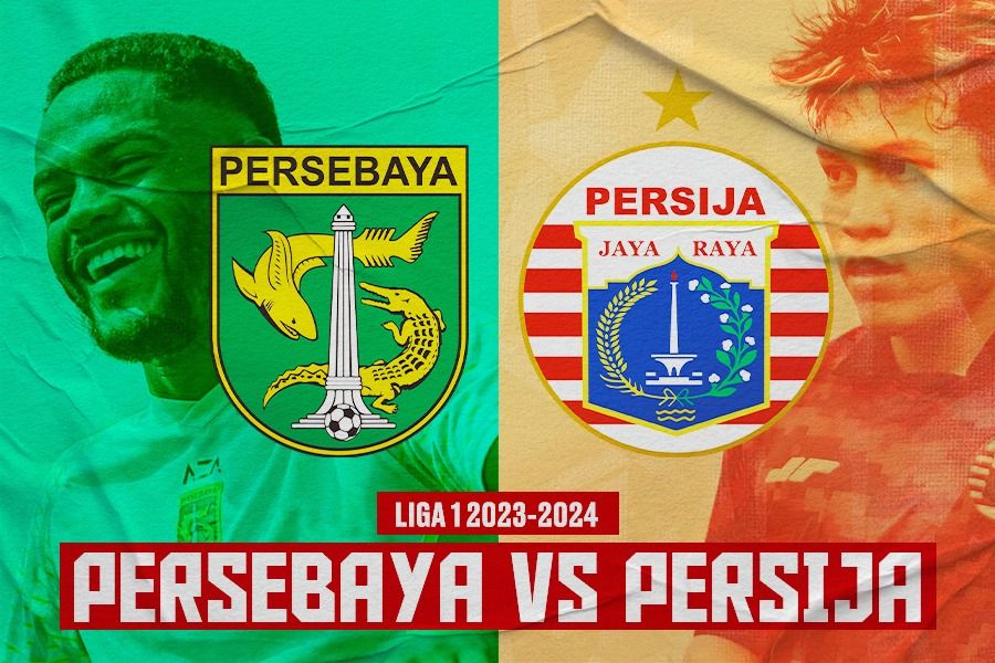 Prediksi dan Link Live Streaming Persebaya vs Persija di Liga 1 2023-2024