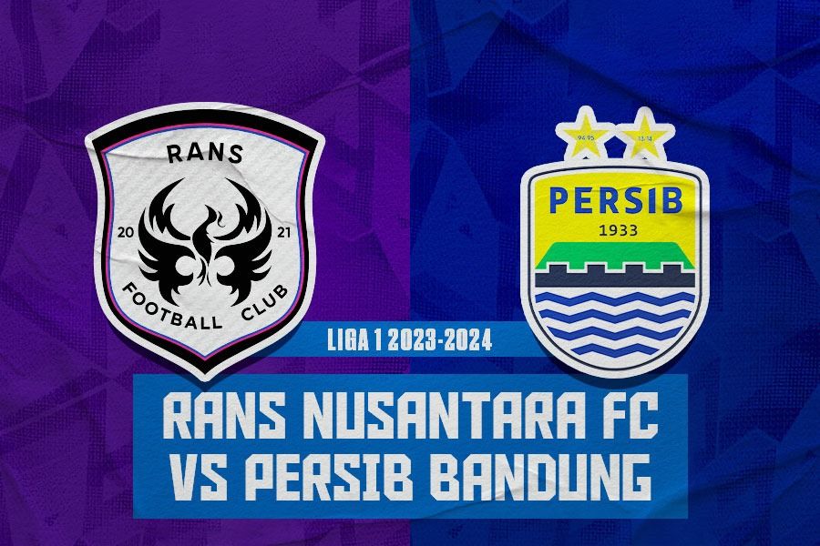 Rans Nusantara vs Persib Bandung pada pekan ke-27 Liga 1 2023-2024 di Stadion Sultan Agung, Bantul, 3 Maret 2024. (Hendy Andika/Skor.id)