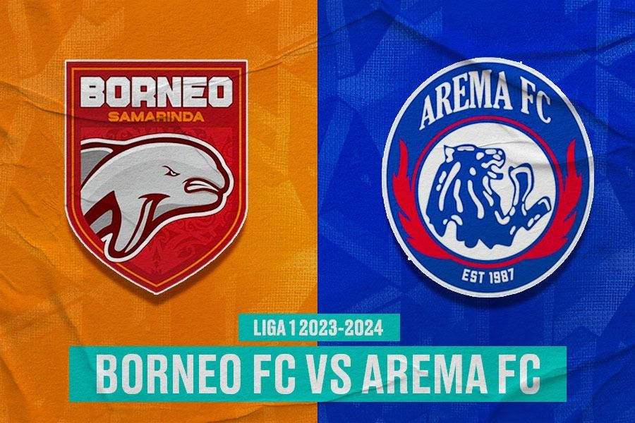 Borneo FC vs Arema FC di pekan ke-32 Liga 1 2023-2024 pada 21 April 2024. (Yusuf/Skor.id)