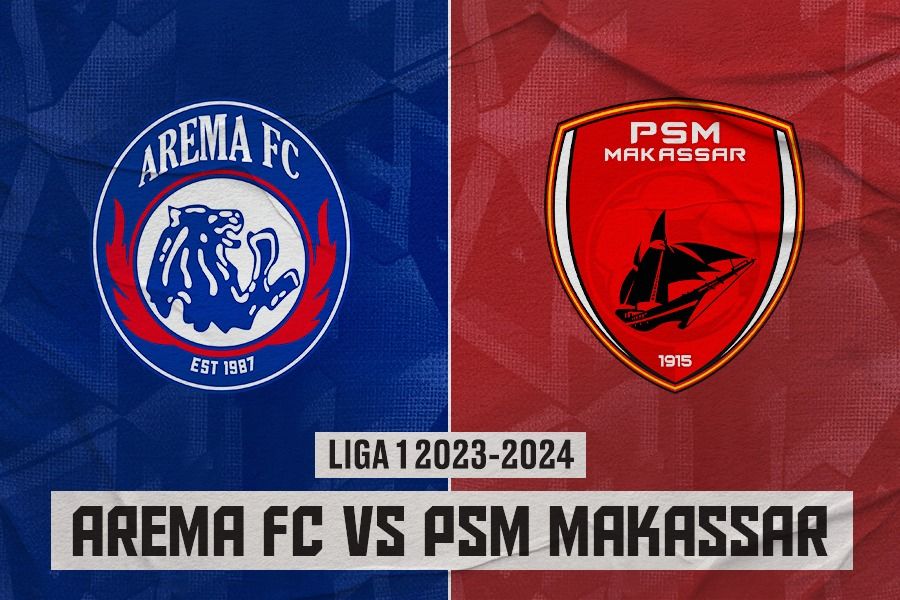 Arema FC vs PSM Makassar di pekan ke-33 Liga 1 2023-2024 pada 25 April 2024. (Rahmat Ari Hidayat/Skor.id)