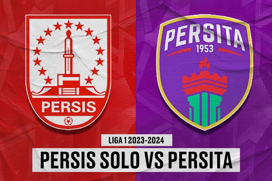Persis Solo vs Persita Tangerang di pekan ke-33 Liga 1 2023-2024 pada 26 April 2024. (Yusuf/Skor.id)