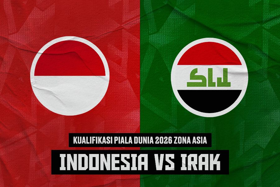 Timnas Indonesia vs Irak di ronde kedua Kualifikasi Piala Dunia 2026 Zona Asia pada 6 Juni 2024. (Jovi Arnanda/Skor.id)