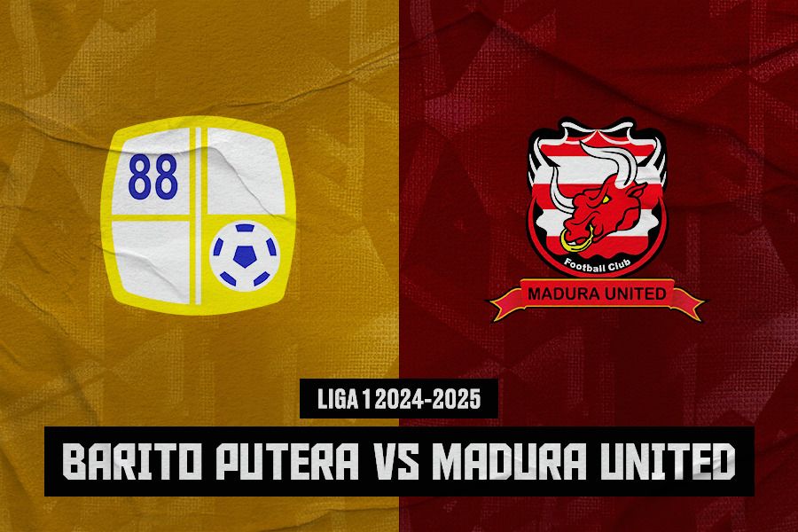 Barito Putera vs Madura United di pekan kedua Liga 1 2024-2025 pada 16 Agustus 2024. (Jovi Arnanda/Skor.id)